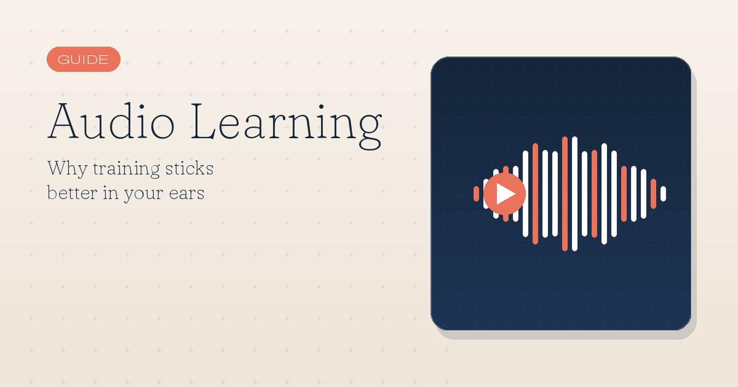 Audio Learning: Why Training Sticks Better in Your Ears