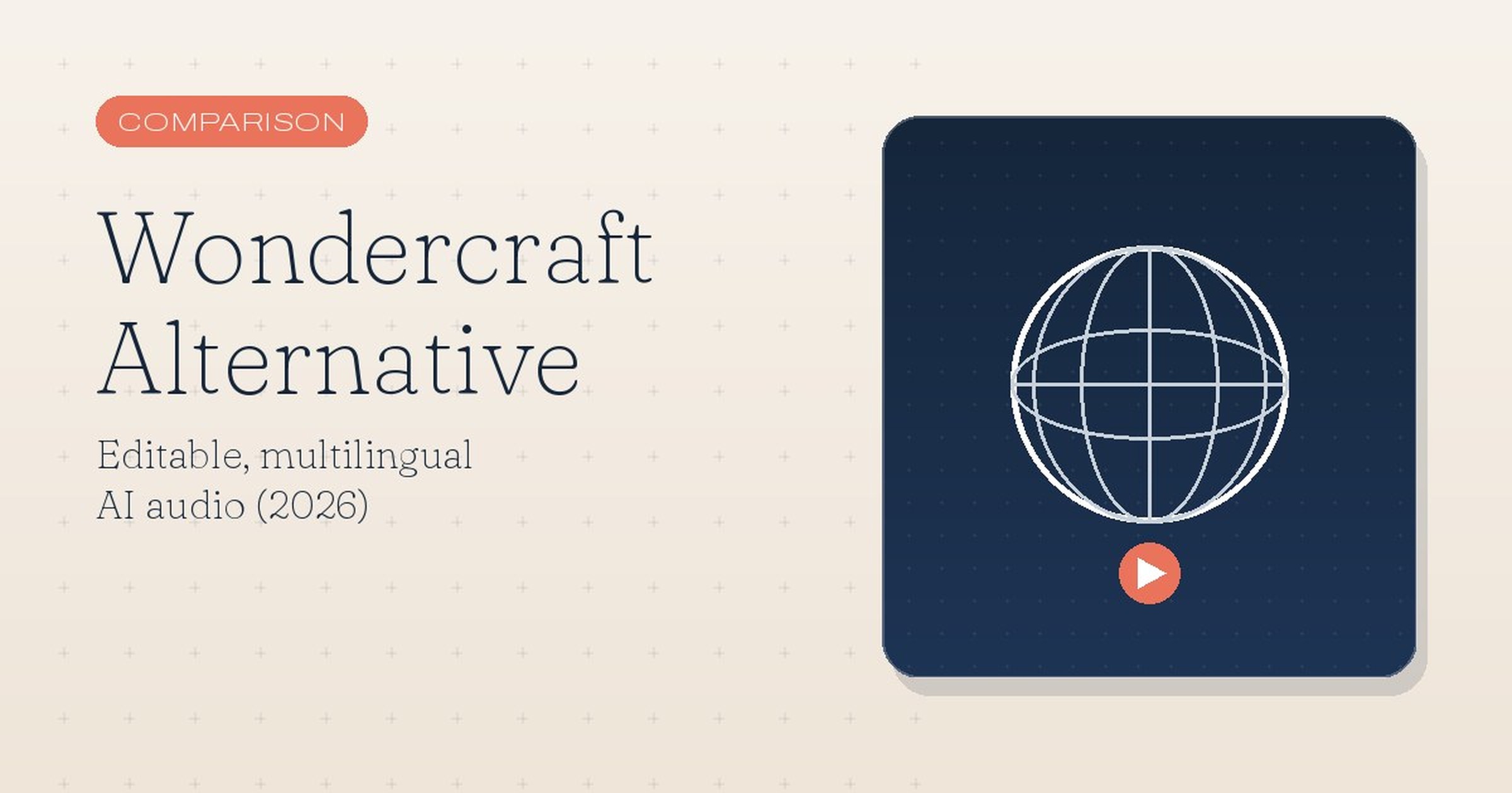 Wondercraft Alternative: Editable, Multilingual AI Audio (2026)
